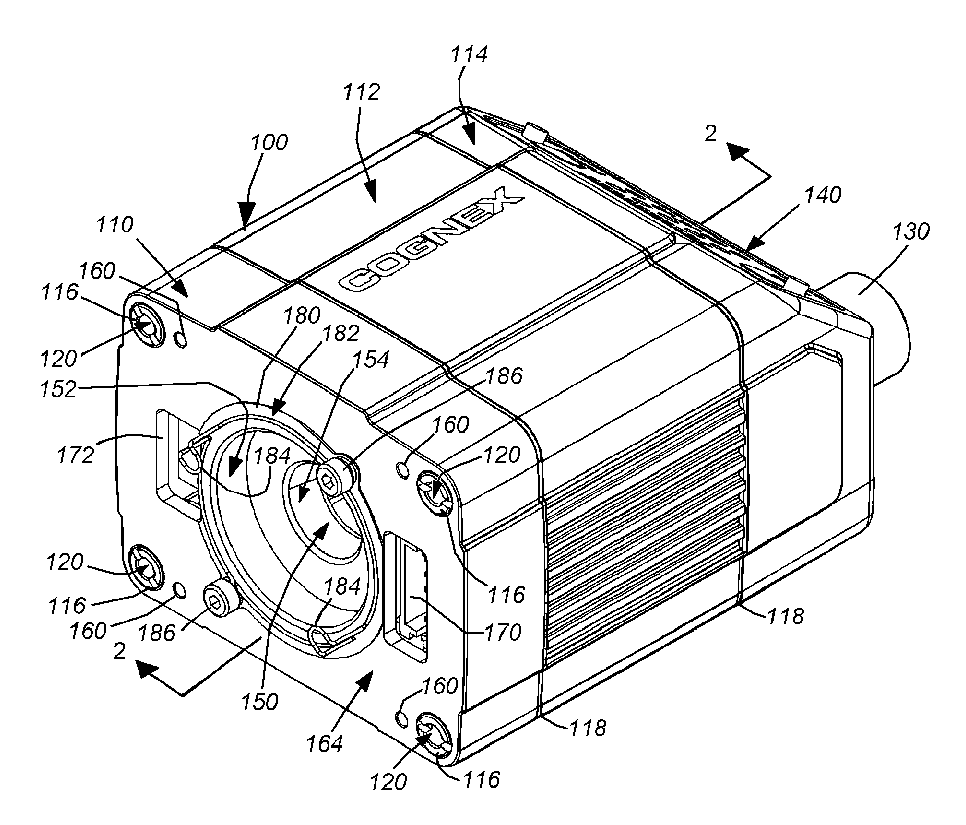 Camera system with exchangeable illumination assembly