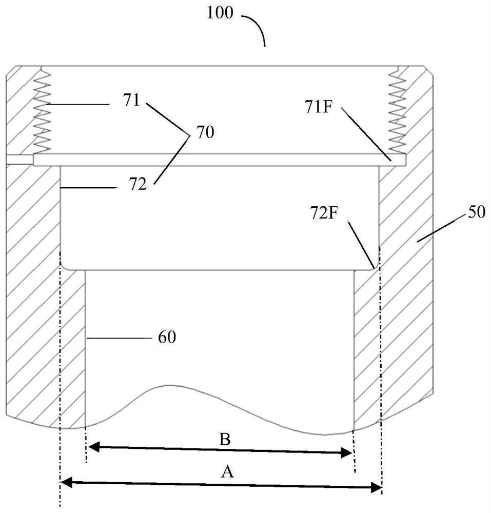 Static sealing structure and pressure vessel with static sealing structure