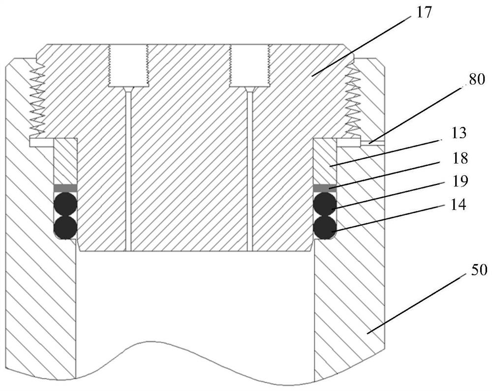 Static sealing structure and pressure vessel with static sealing structure