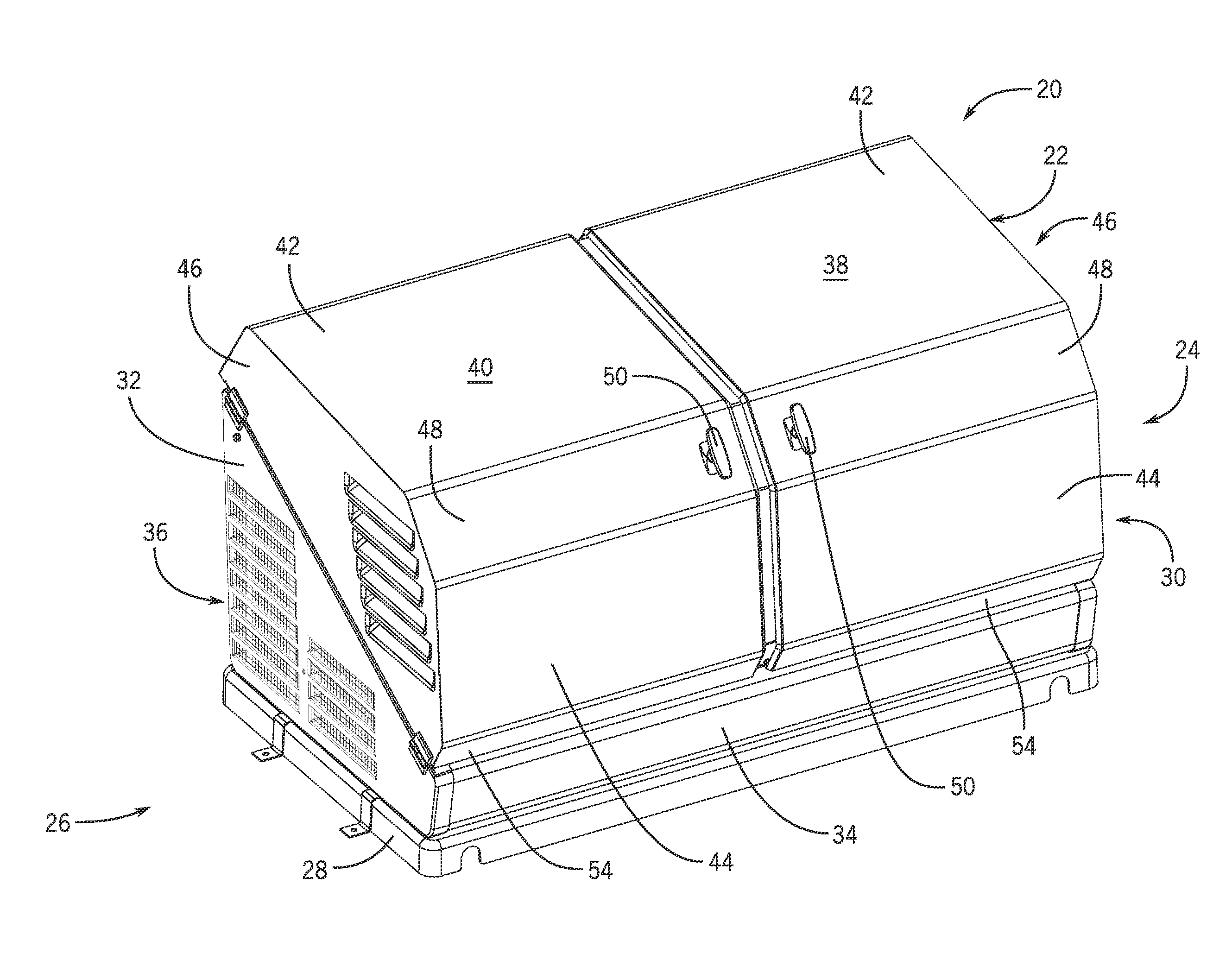 Electrical generator assembly