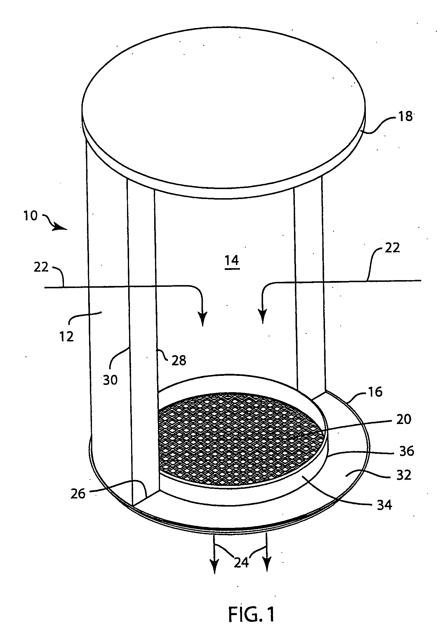 Tubular acoustic silencer