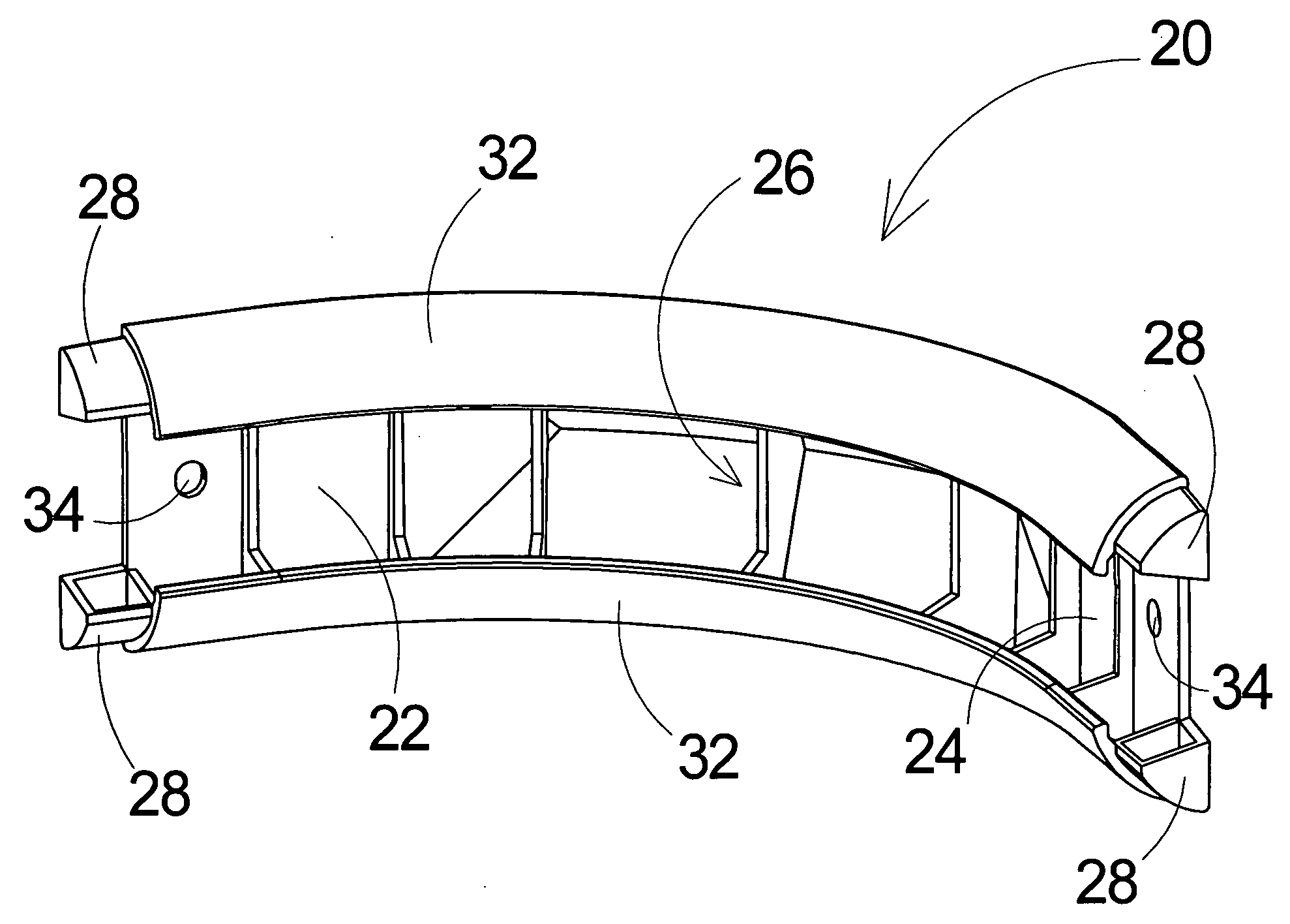 Interior corner mounting module for rope light system