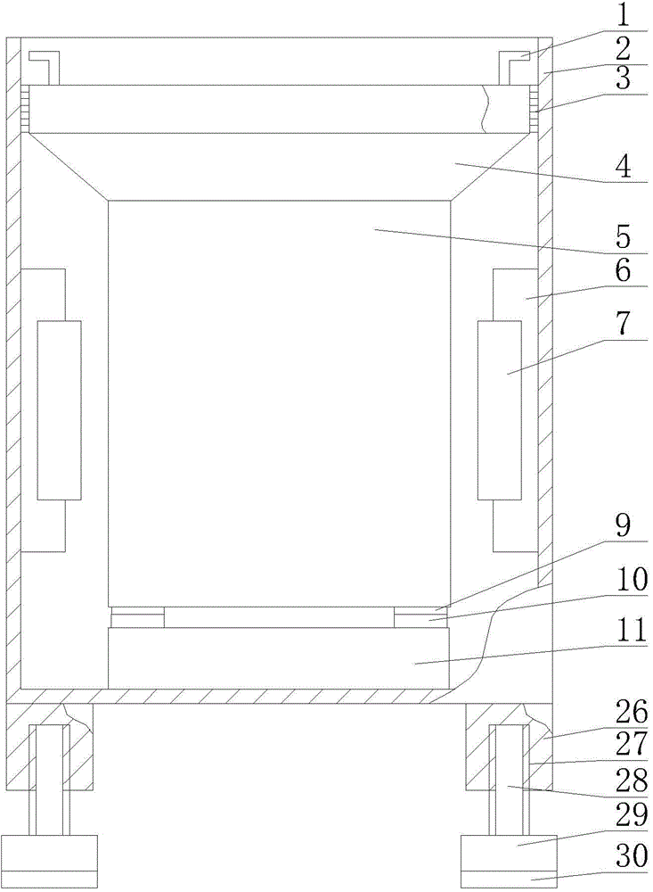 Efficient sterilization ultraviolet ray garbage can