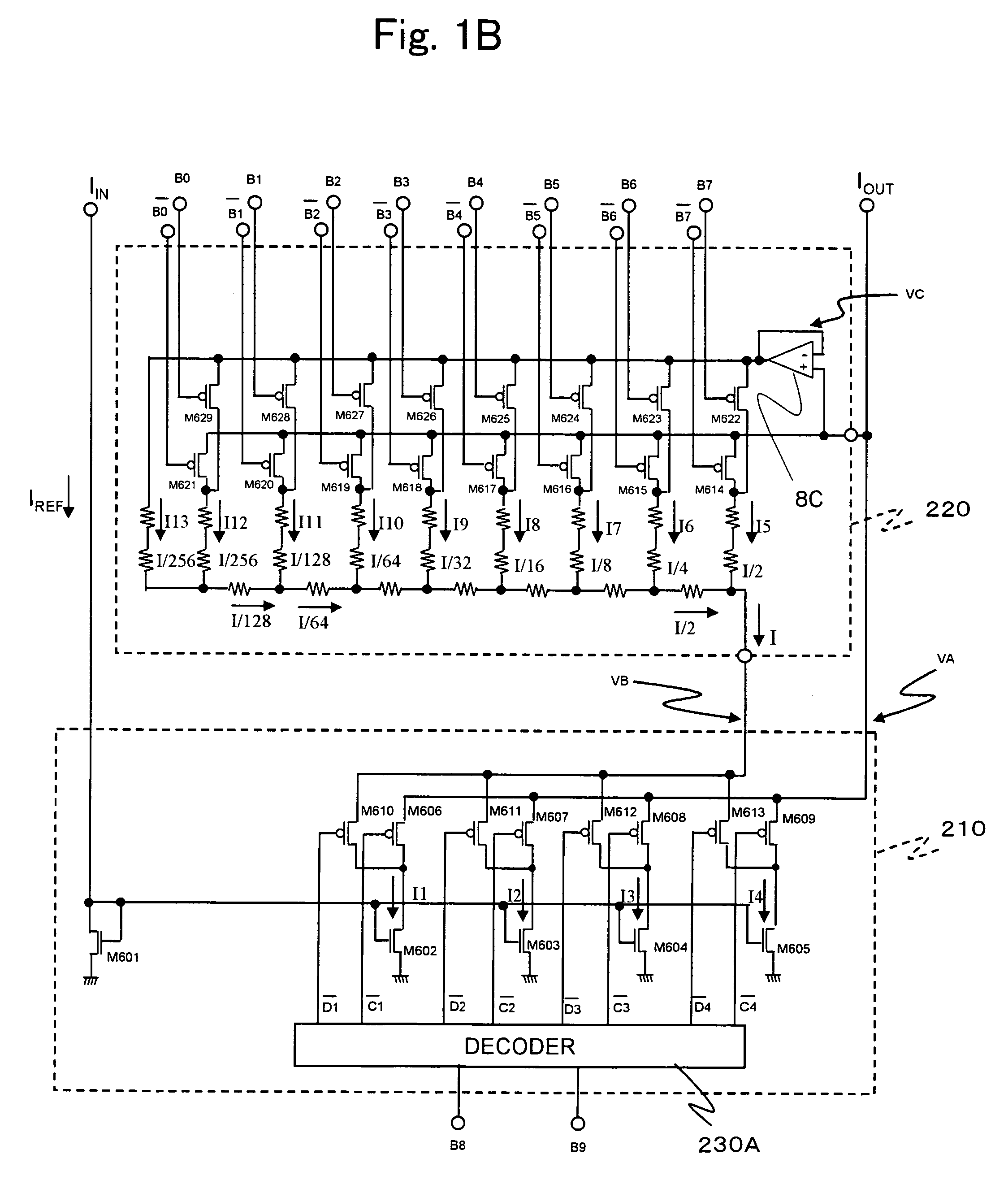 Current summing digital-to-analog converter