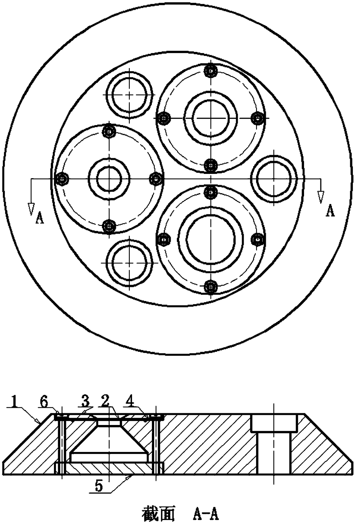 Connector effect target device suitable for measurement of target shock wave pressure of movable explosion field