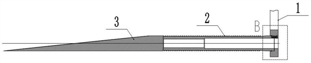 Preparation method of wind power blade