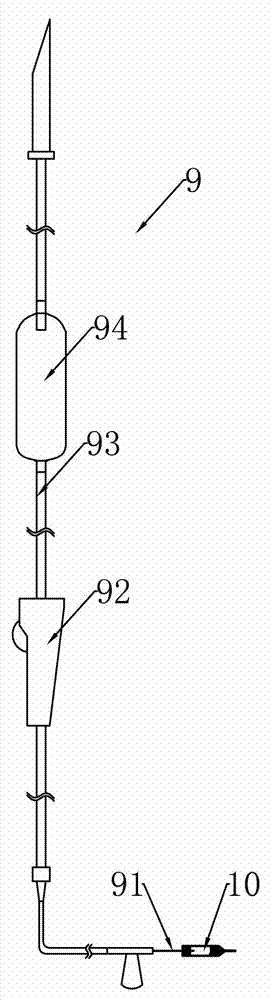 Automatically-sealed thrombus-prevented venous indwelling needle and use method thereof