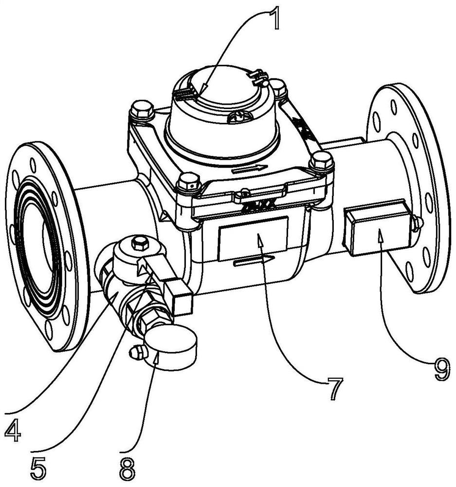 Flow meter convenient to check