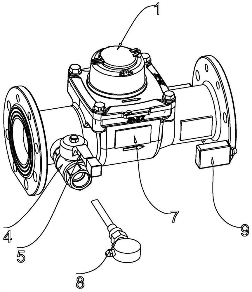 Flow meter convenient to check