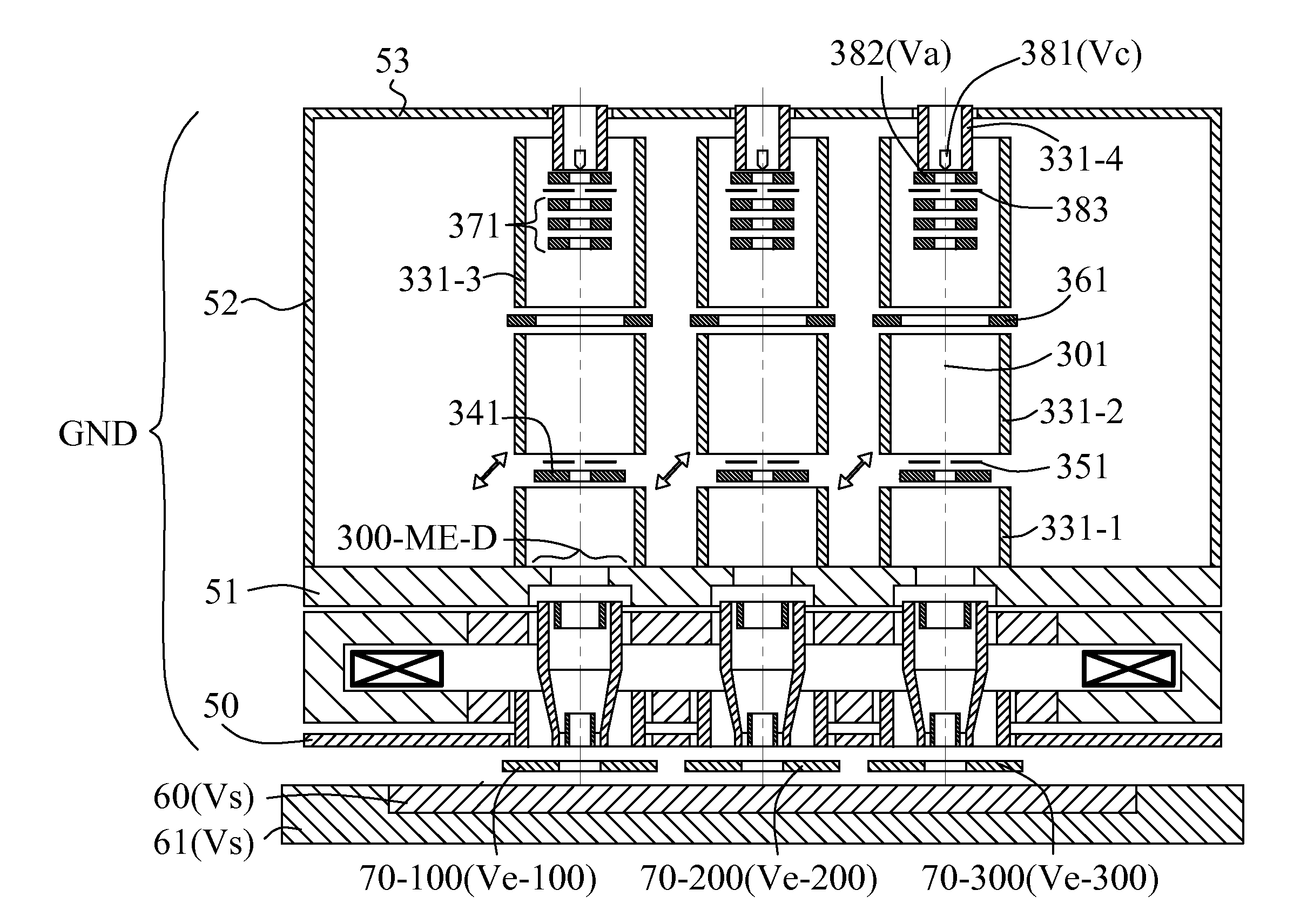 Apparatus of plural charged particle beams with multi-axis magnetic lens