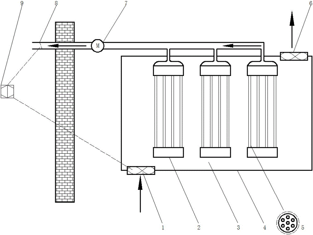 Anhydrous humidification device based on graphene/nanometer high molecular composite material and anhydrous humidification method