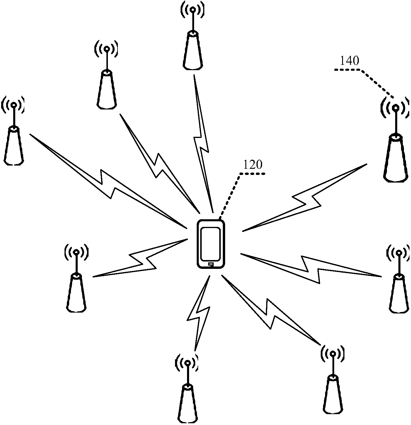 Accessing point list displaying method and device