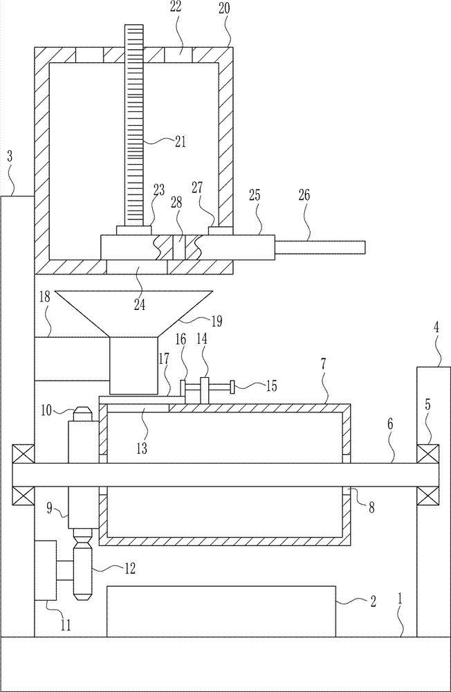 Industrial mildew preventive quick preparation and stirring device