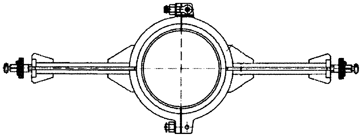 Aero-engine low-pressure turbine rotor hoisting device and method