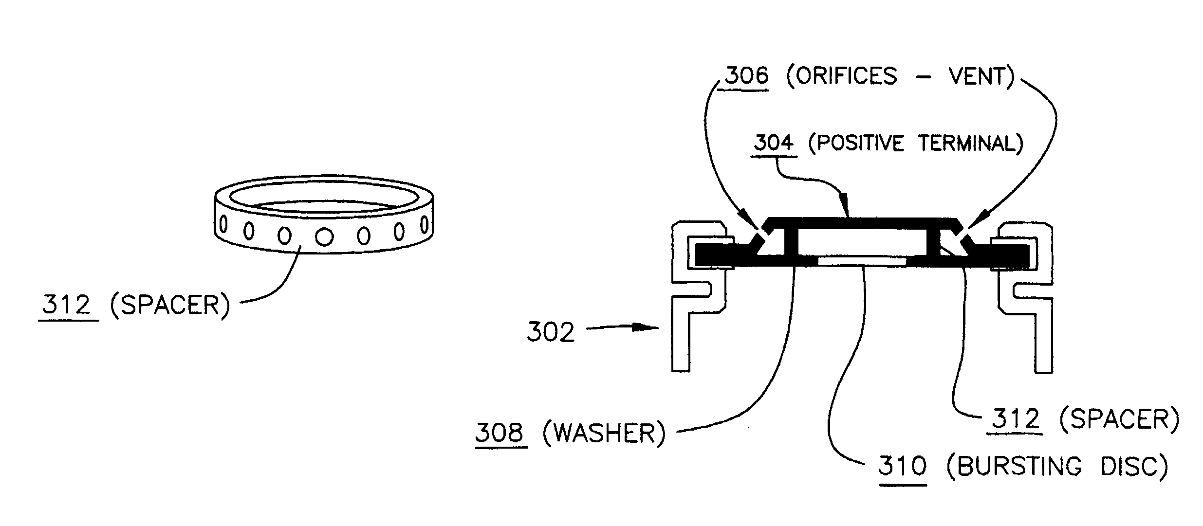 Venting mechanisms for battery cells