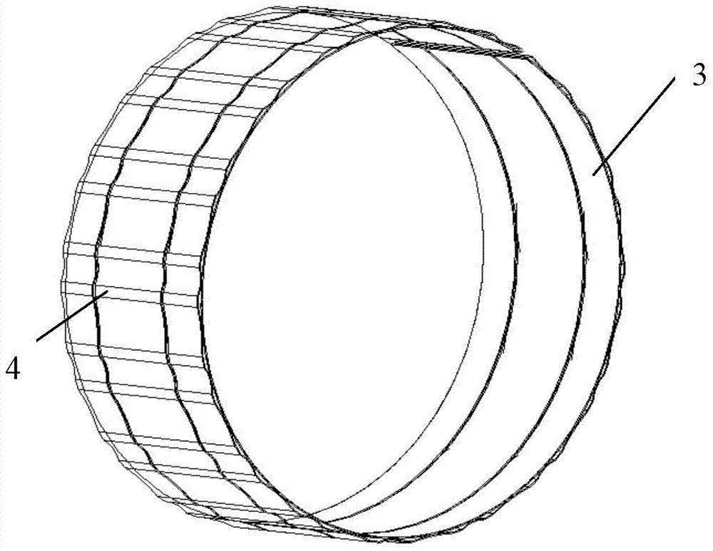 A corrugated foil type air dynamic pressure bearing