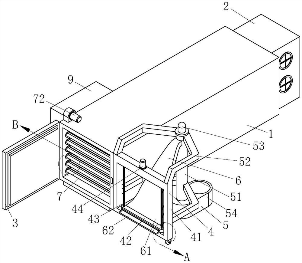 Drying device for biological medicine production