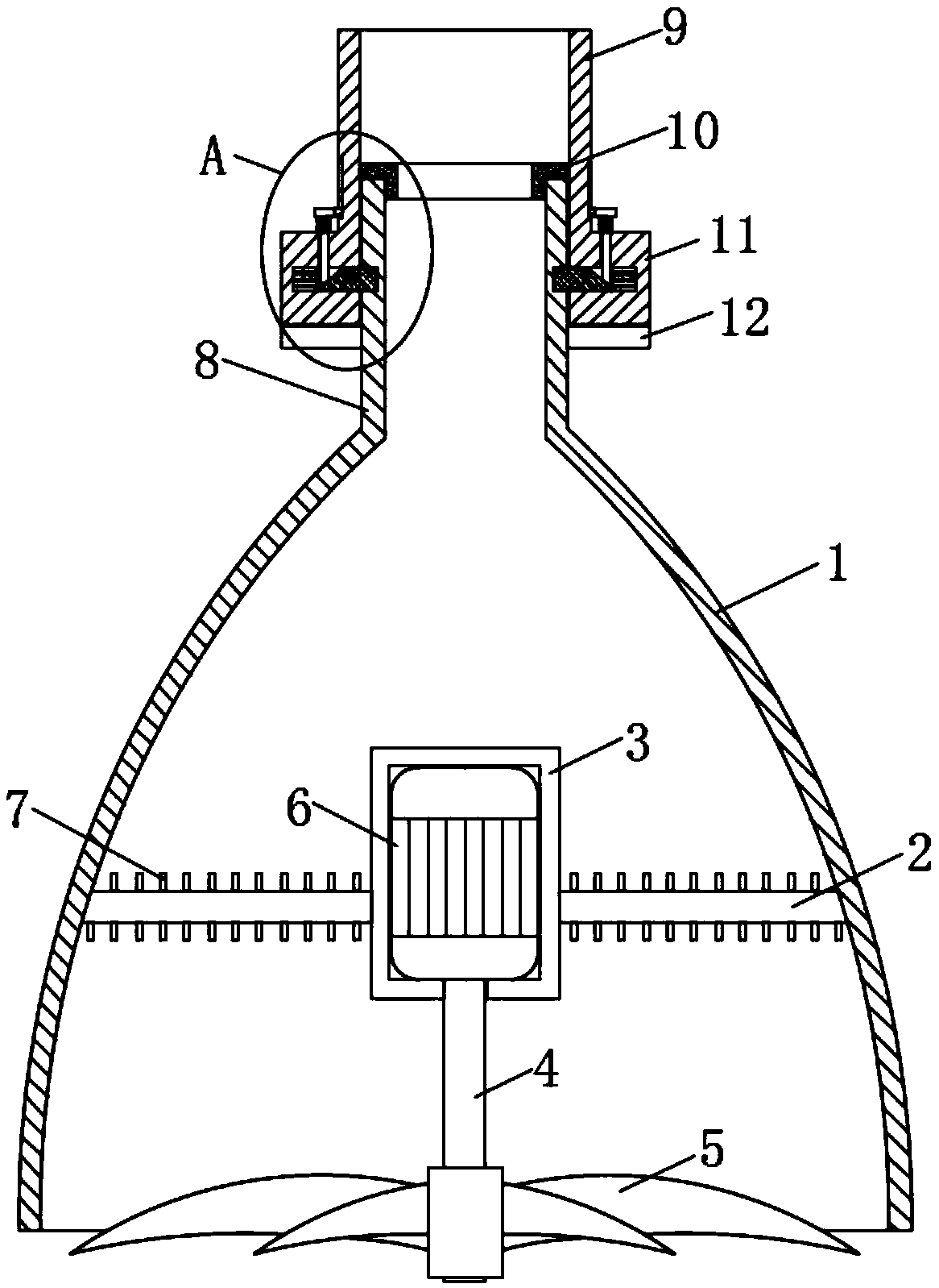 Pipe head of water conservancy project desilting device