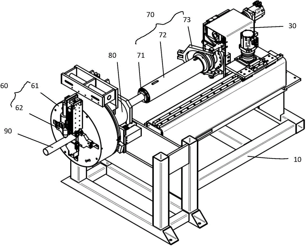 Jig for pipeline laser cutting machine and pipeline laser cutting machine