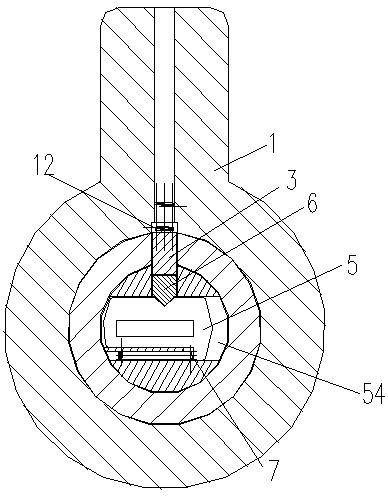 Clutch type lock head