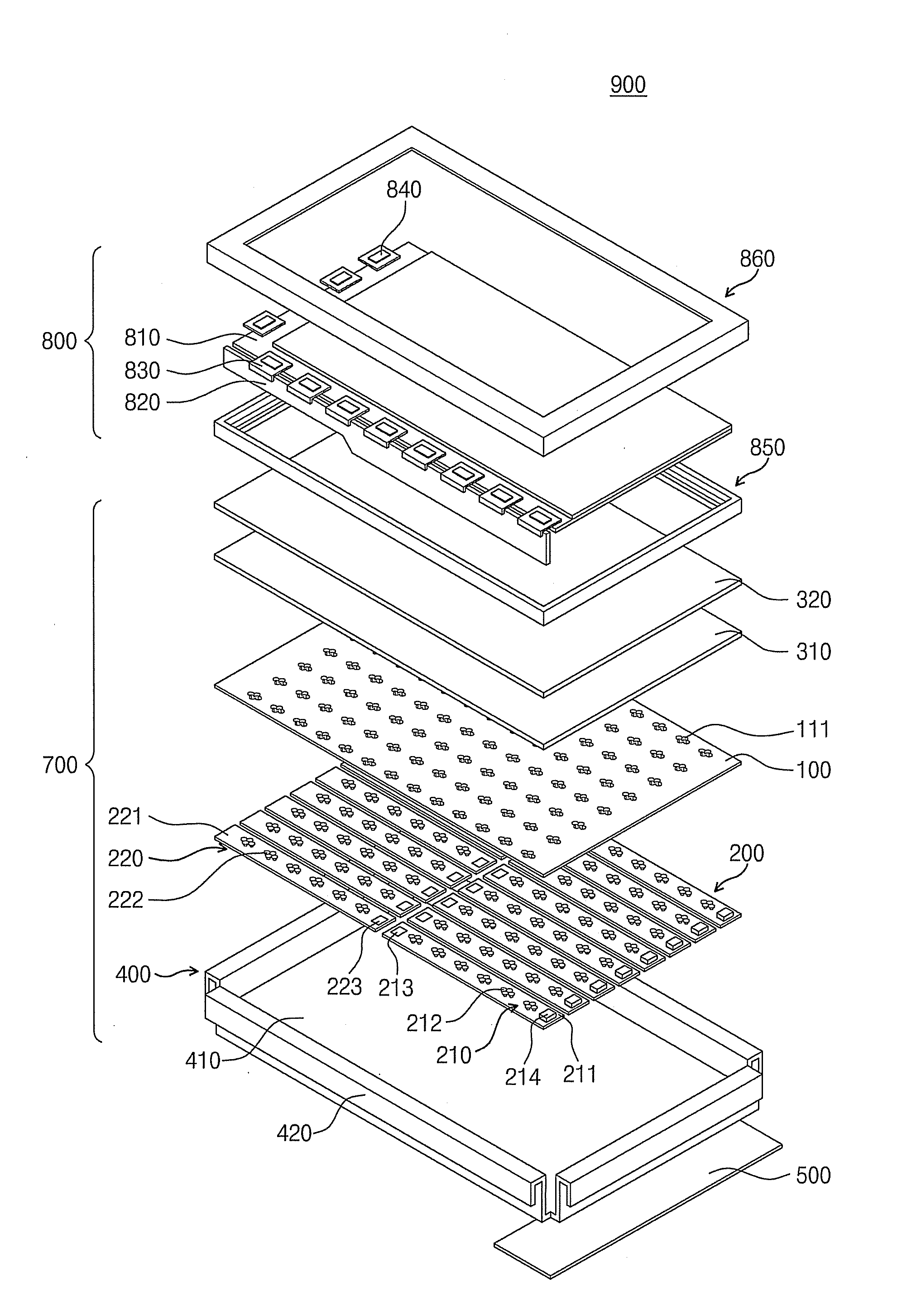 Reflector member, backlight assembly and display apparatus having the same