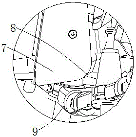 Novel tool changing structure for tool magazine