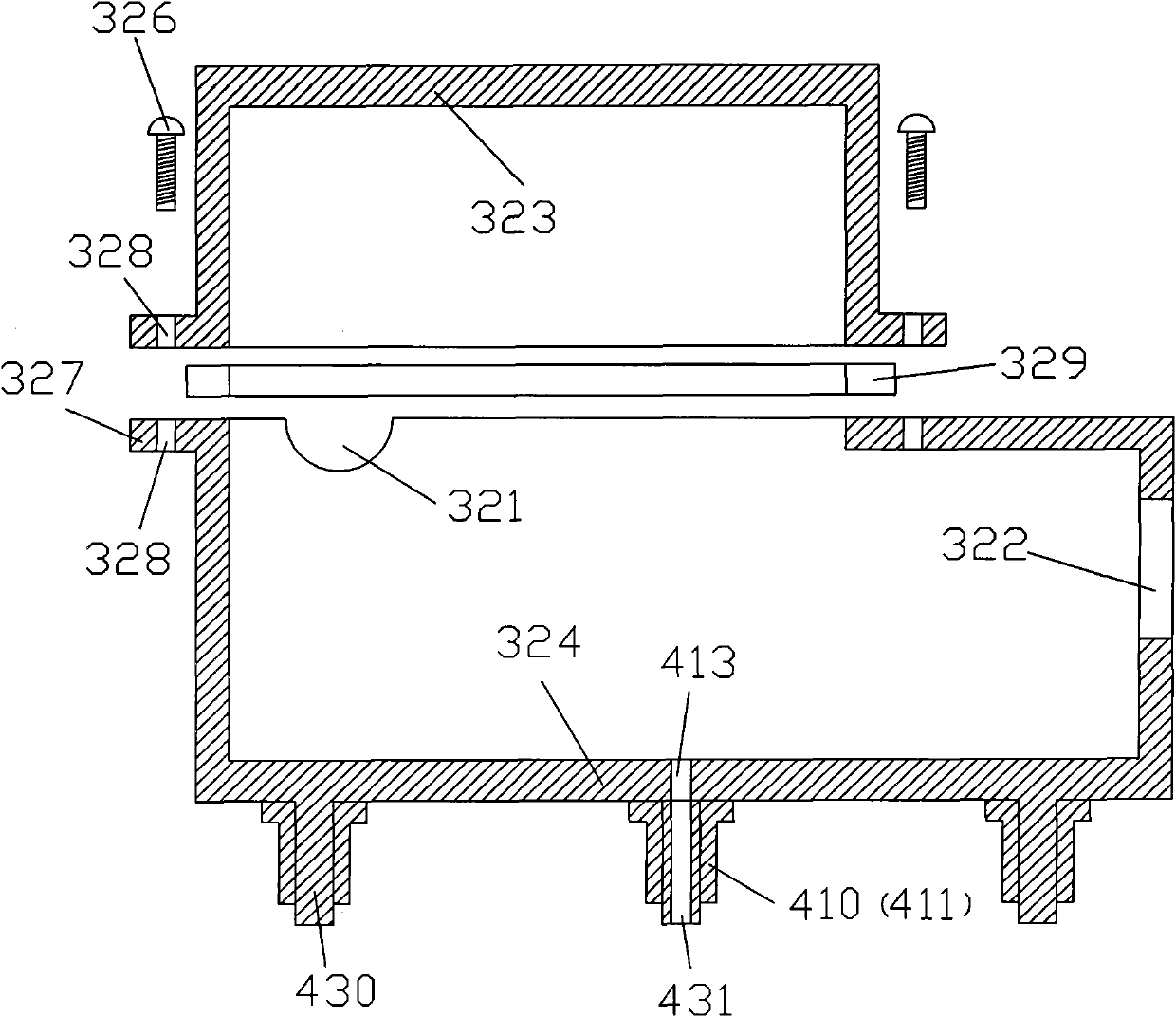 Electric dental water jet capable of reducing noise and preventing vibration