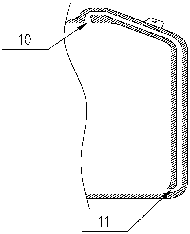 Expansion water tank for automobile