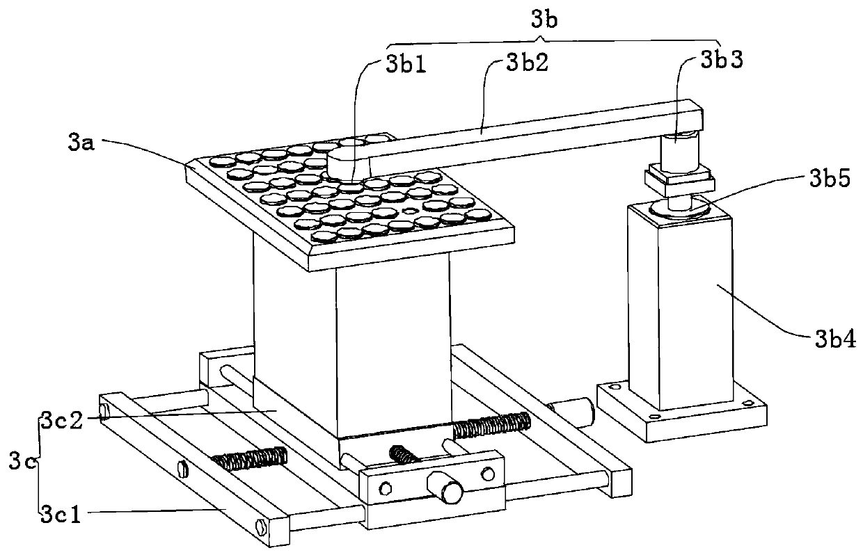 High-property T iron punching device for loudspeaker