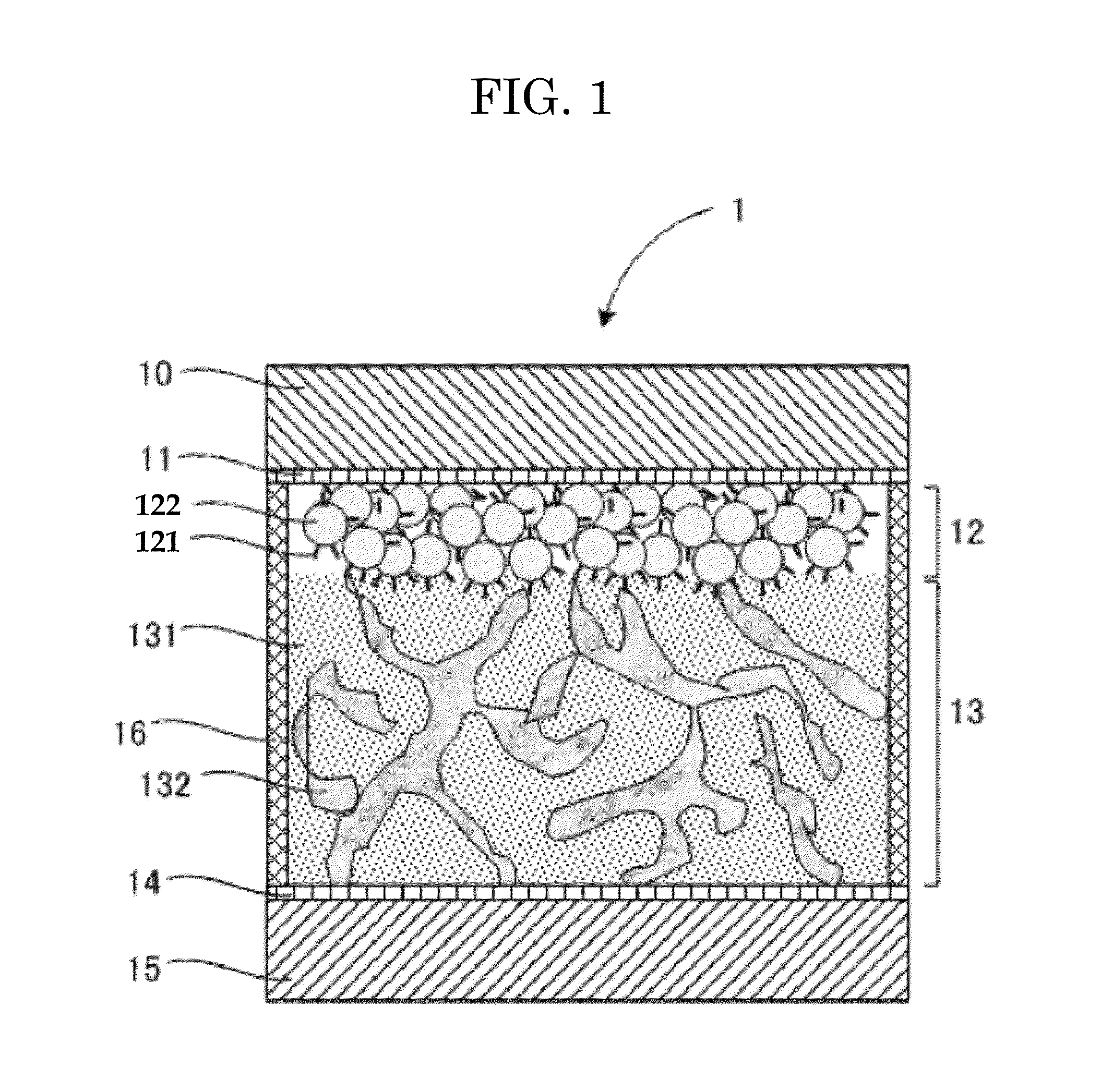 Electrochromic display element