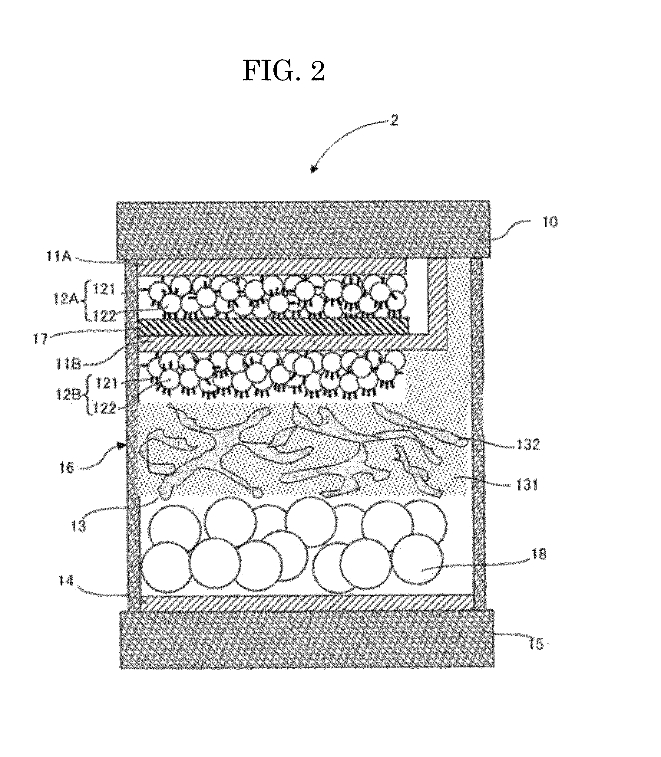 Electrochromic display element