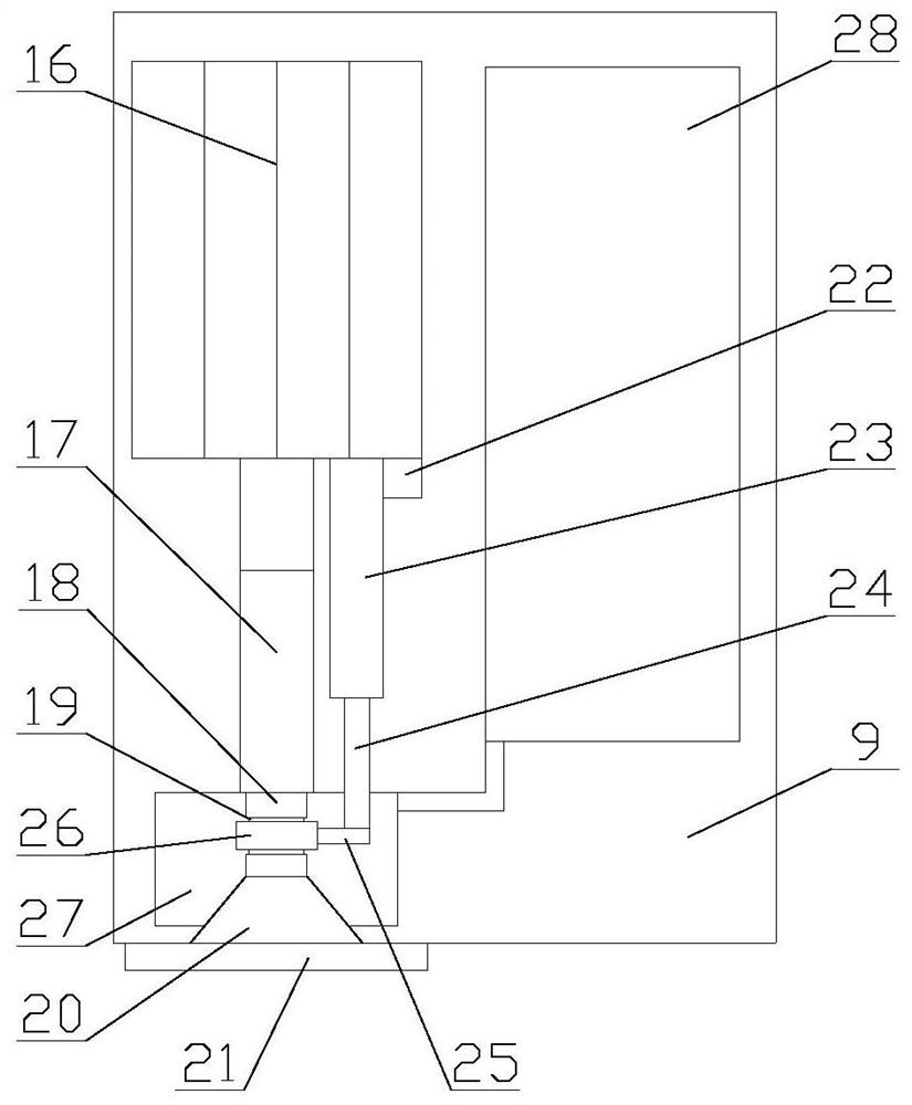 A communication base station with battery cleaning and weeding functions