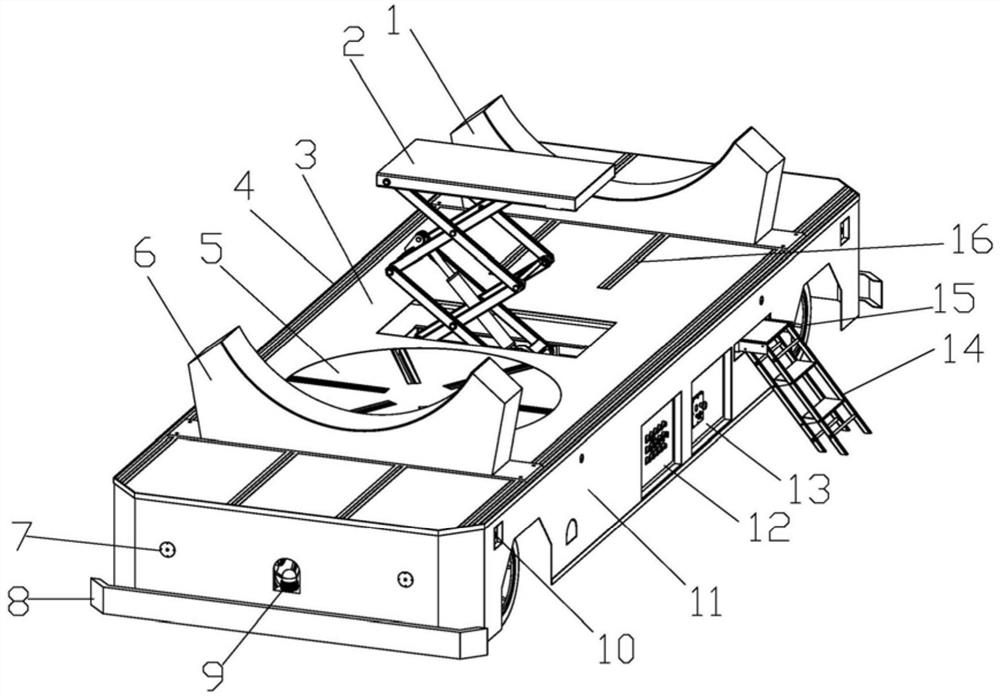 Heavy-load anti-explosion full-steering vehicle and control method