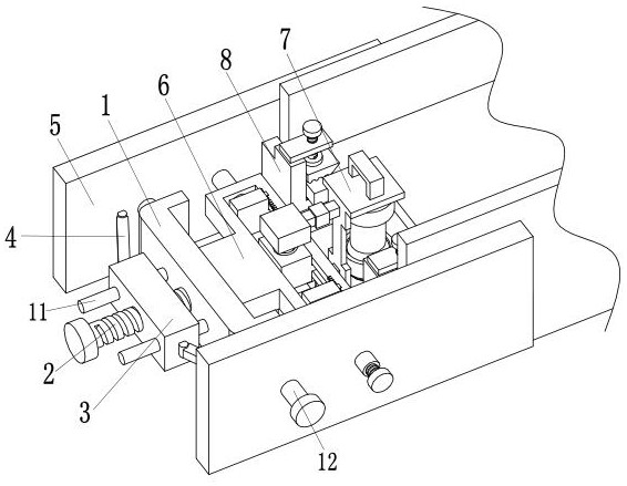 Construction device for installation groove of load-bearing steel frame of a house