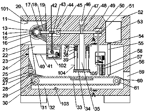 Processing and forming integration machine based on corrugated paper production