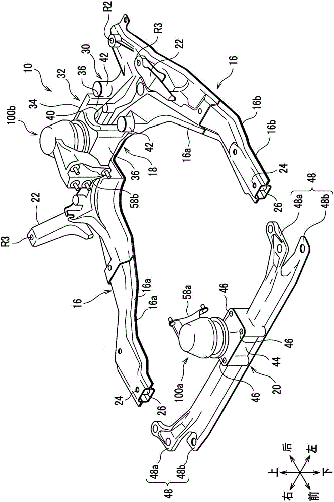 Sub-frame structure