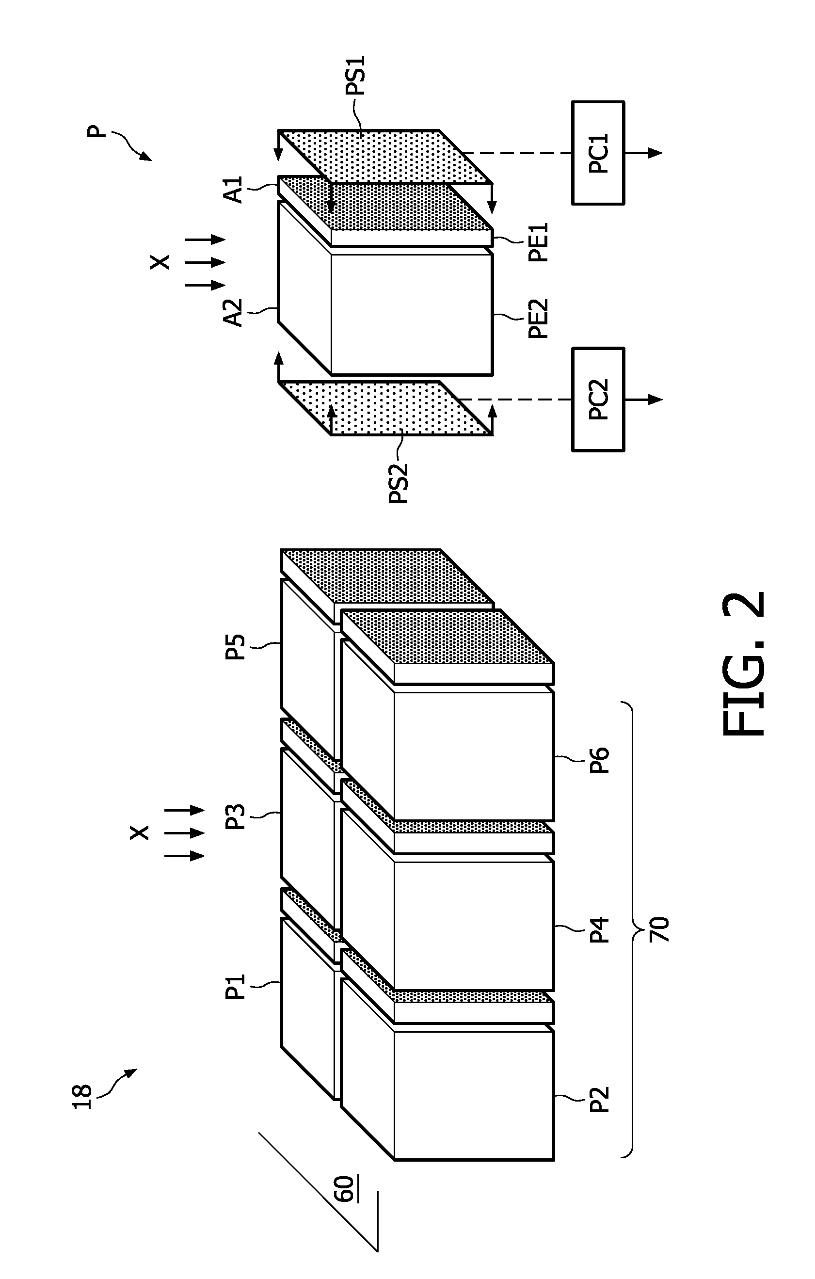 Indirect radiation detector