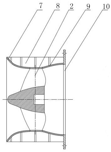 Method for manufacturing front guide cylinder of large-size tubular pump