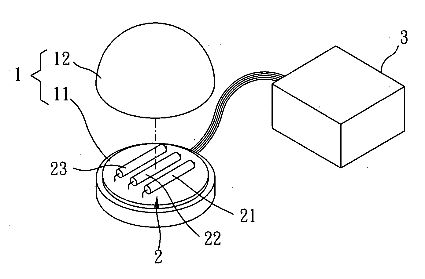 Assembled flash display module