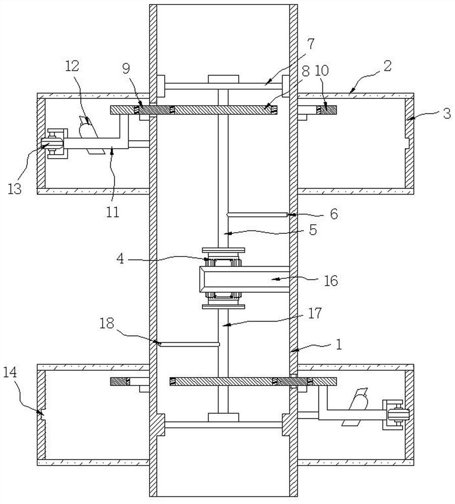 An underwater detection device for offshore wind farms