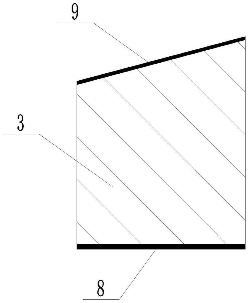 A kind of plugging device and construction method of anti-rotting root angle steel of shear wall