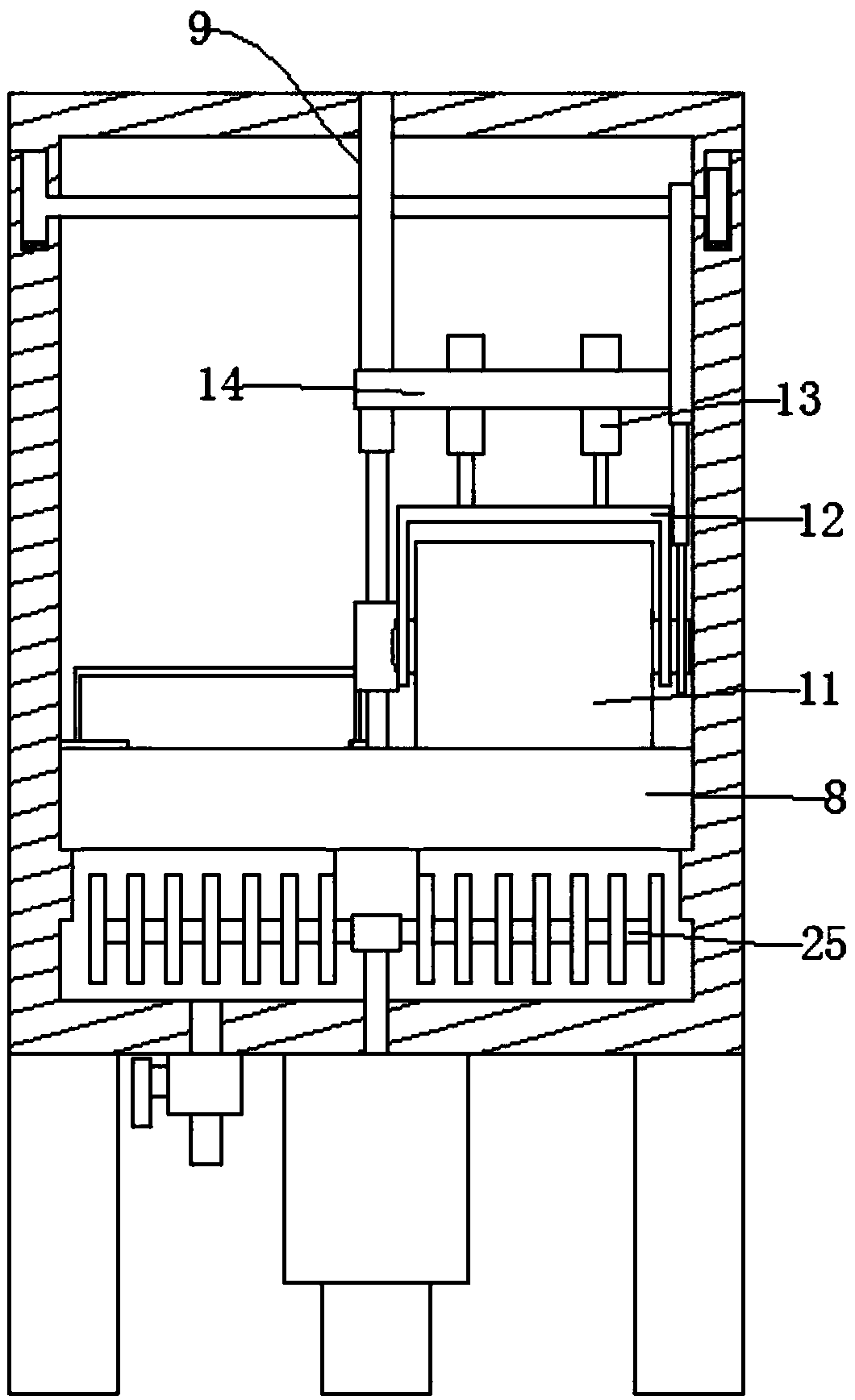 Device and method for mixing silicon monoxide composite negative electrode materials