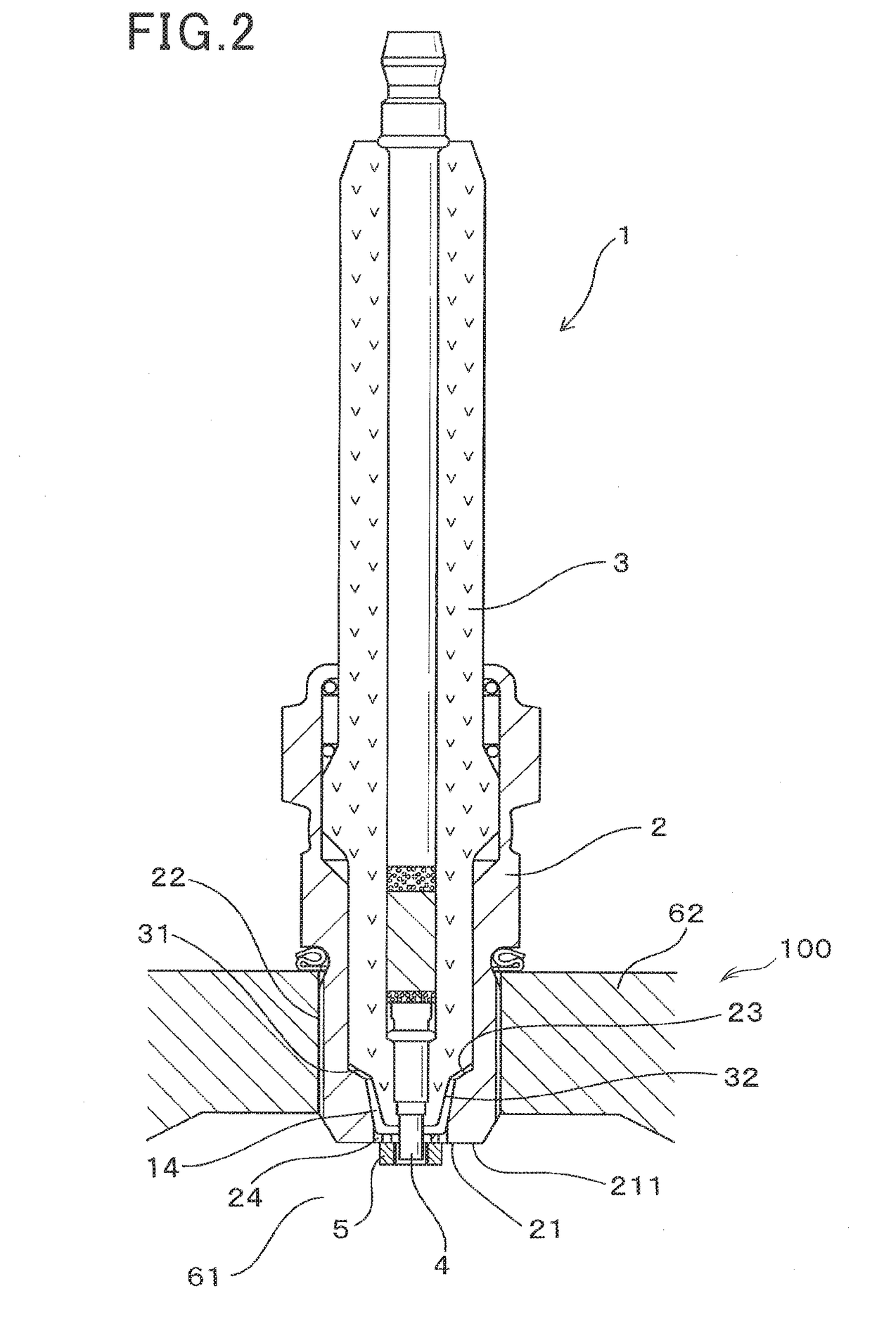 Spark plug for internal combustion engine