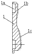 Silvering touch finger electroplating hanger of circuit breaker