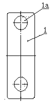 Silvering touch finger electroplating hanger of circuit breaker