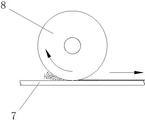 A cleaning and deburring device and method for remanufacturing waste rubber conveyor belts