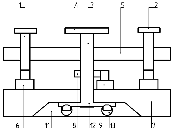 A car weightlifter with stable support