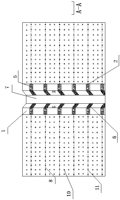 Rice field runoff nitrogen and phosphorus grid field control and drainage combined with farmland infiltration interception and removal system and its application method