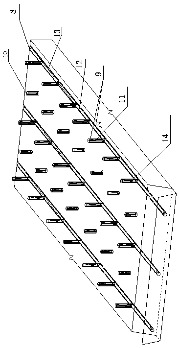 Rice field runoff nitrogen and phosphorus grid field control and drainage combined with farmland infiltration interception and removal system and its application method