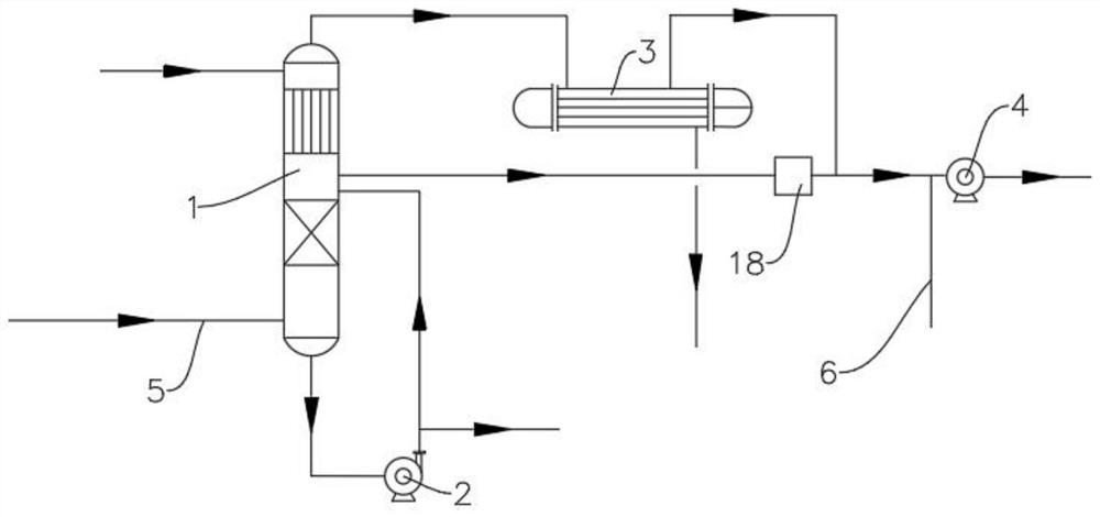 Device for reducing content of dichloromethane in paraffin oil